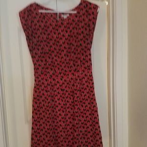 Super sweet heart print dress